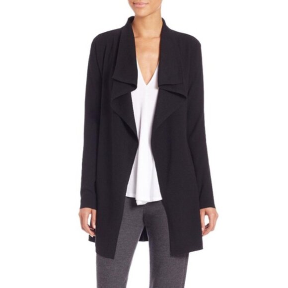 Theory "Trincy Evian Stretch" Cardigan in Black, size medium - Picture 1 of 8